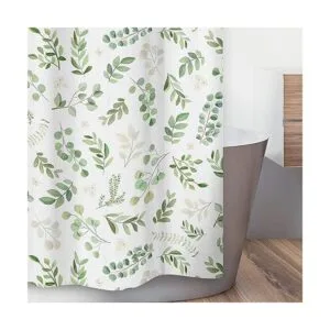 Sweet Jojo Designs Cortina de ducha con diseño de hojas_3