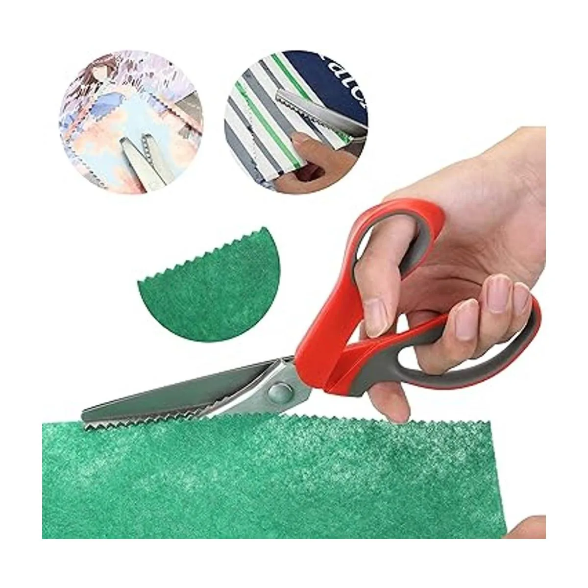 Mr. Pen Tijeras de pellizco tijeras en zigzag tijeras_5