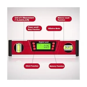 Nivel digital y transportador 10 pulgadas IP54 indicador_2