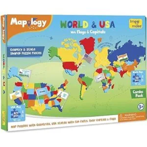 Imagimake Mapology el mundo y Estados Unidos con_4