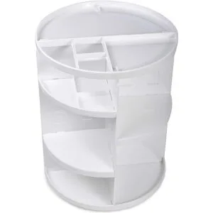 Masirs Organizador de maquillaje giratorio 360 altura_4