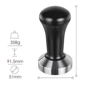 Santow Barista Tampón de café de 2.008 in con base plana_3