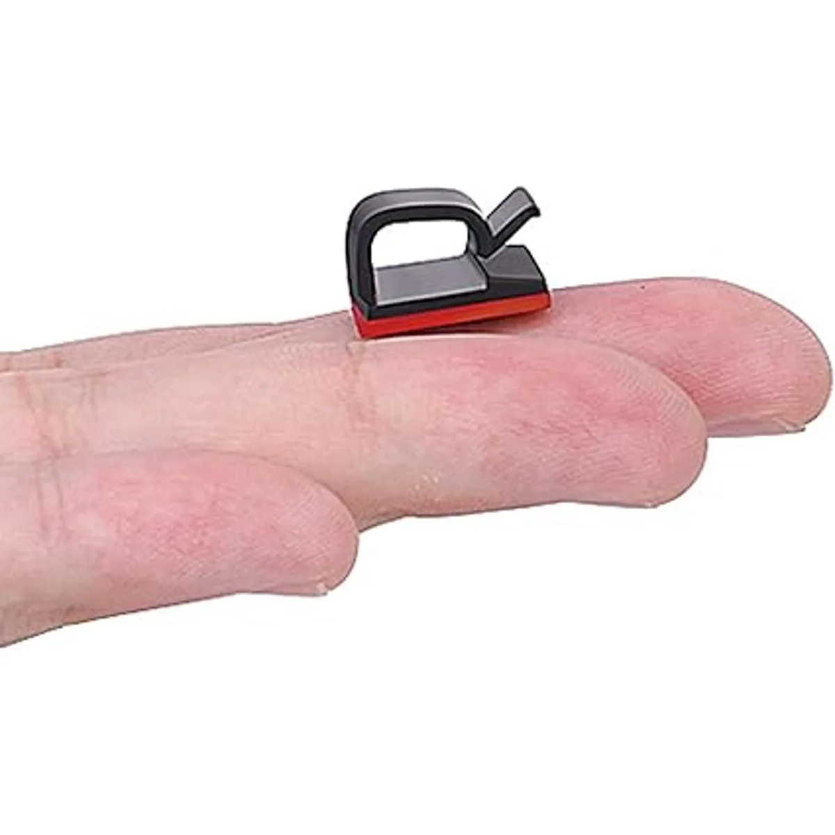 SOULWIT 100 clips para acomodo de cables autoadhesivos_3