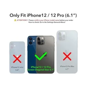 ORNARTO Funda compatible iPhone 12 6.1 y iPhone 12 Pro_2
