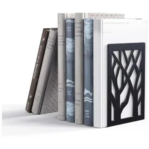 Sujetalibros de metal extremos de libros pesados para