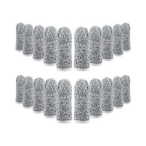 40 unidades de protectores de dedos resistentes a cortes_1