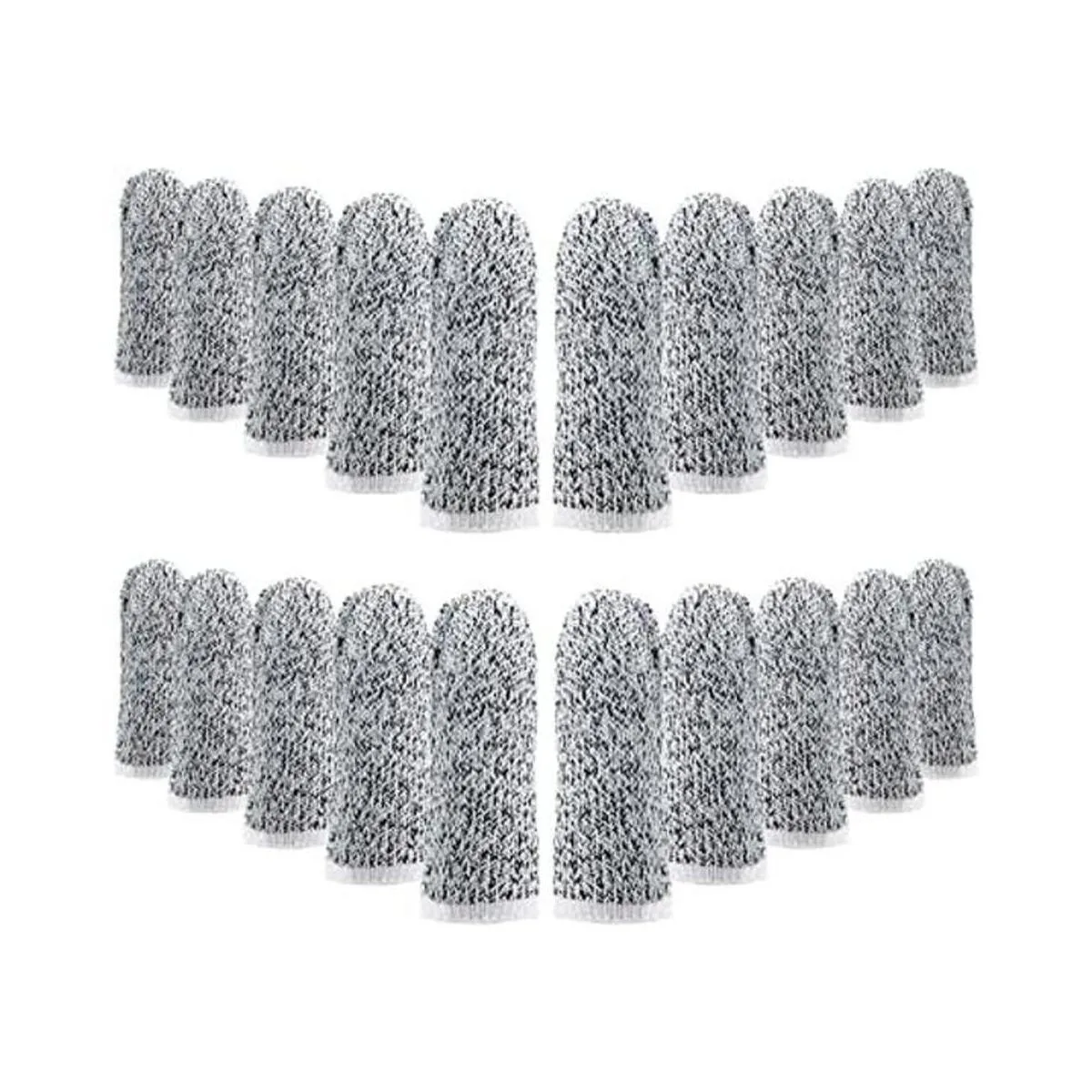 40 unidades de protectores de dedos resistentes a cortes_1