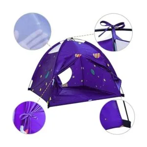 Homfu Tienda de campaña para niños al aire libre casa de_3