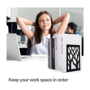 Sujetalibros de metal extremos de libros pesados para