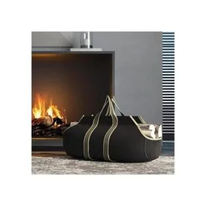 Fire Beauty Bolsa de lona grande para troncos de leña