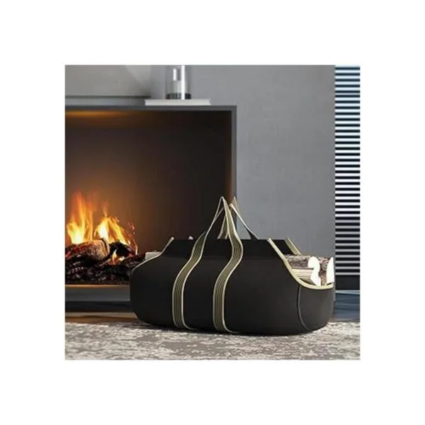 Fire Beauty Bolsa de lona grande para troncos de leña