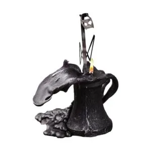 Decoración de vela con forma de murciélago de Halloween_3