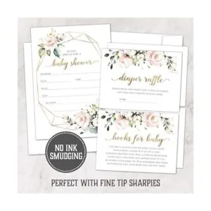 Hat Acrobat Juego de 25 invitaciones de baby shower_5