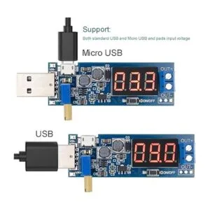 ALAMSCN DCDC USB Buck convertidor de impulso ajustable_3