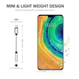 GLUBEE Adaptador USB C a conector de auriculares de 0.138_2