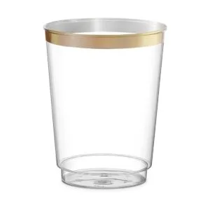 Plasticpro Vasos desechables de plástico transparente de