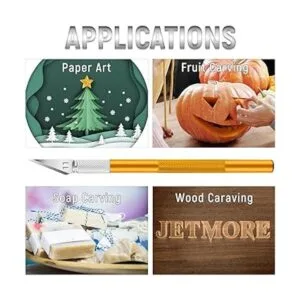 Jetmore Paquete de 10 cuchillos exactos juego de_6