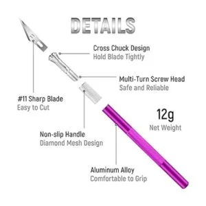 Jetmore Paquete de 10 cuchillos exactos juego de_3