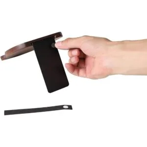 Muso Wood Sujetalibros para estantes extremos decorativos_3