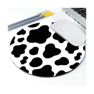 Amcove Alfombrilla de ratón alfombrilla redonda con_4