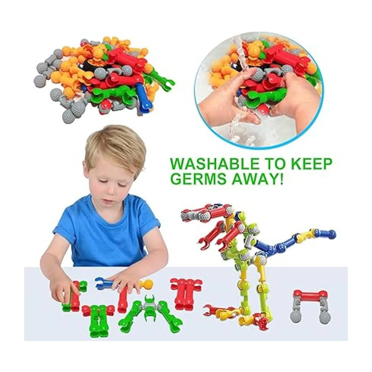 Huaker Juguetes STEM de construcción para niños 125_5