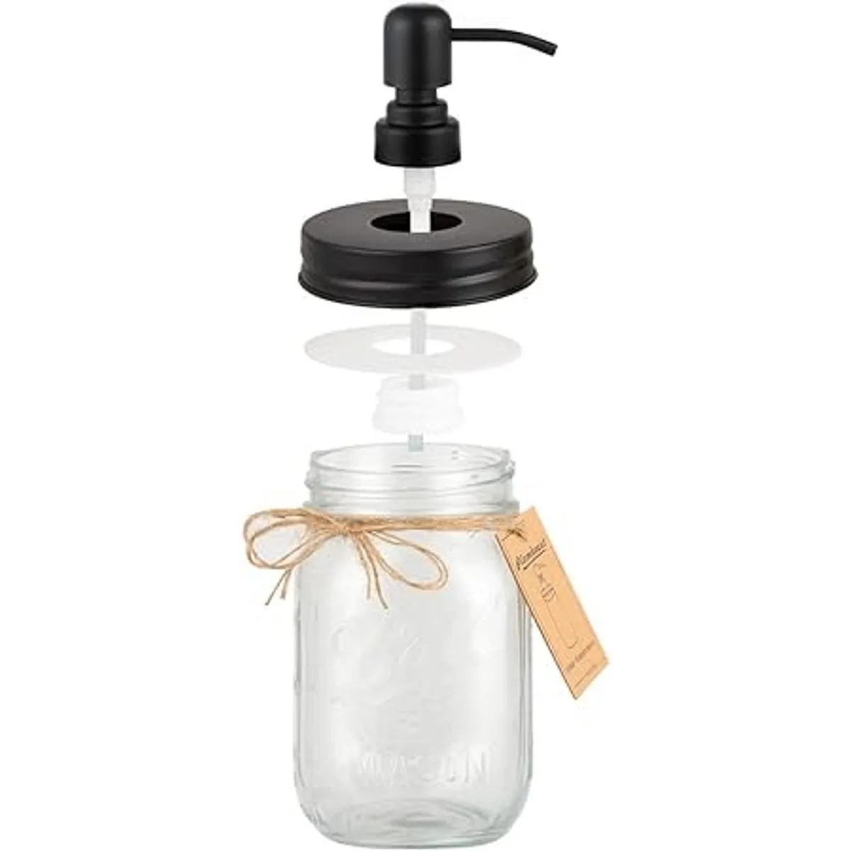 Plomkeest Paquete de 2 dispensadores de jabón en tarro