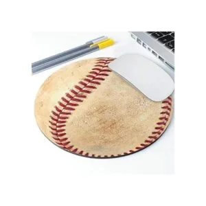Amcove Alfombrilla de ratón para pelota de béisbol ideal_3
