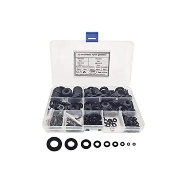 Kit surtido de arandelas planas de nailon 600 unidades 9_1