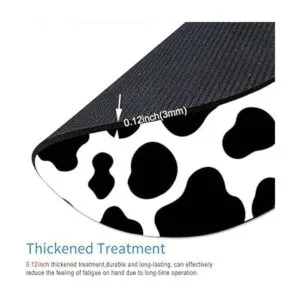 Amcove Alfombrilla de ratón alfombrilla redonda con_3