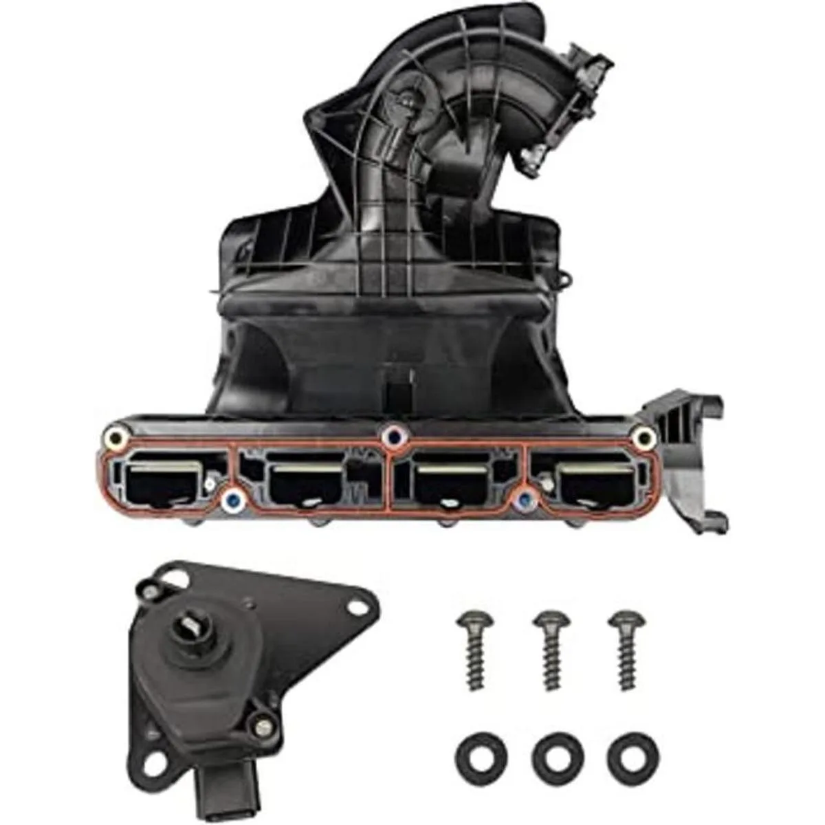 Colector de admisión del motor con válvula de control de_1