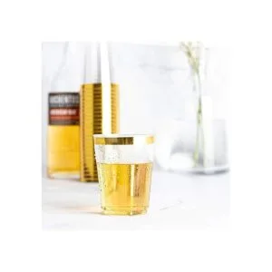 Plasticpro Vasos desechables de plástico transparente de