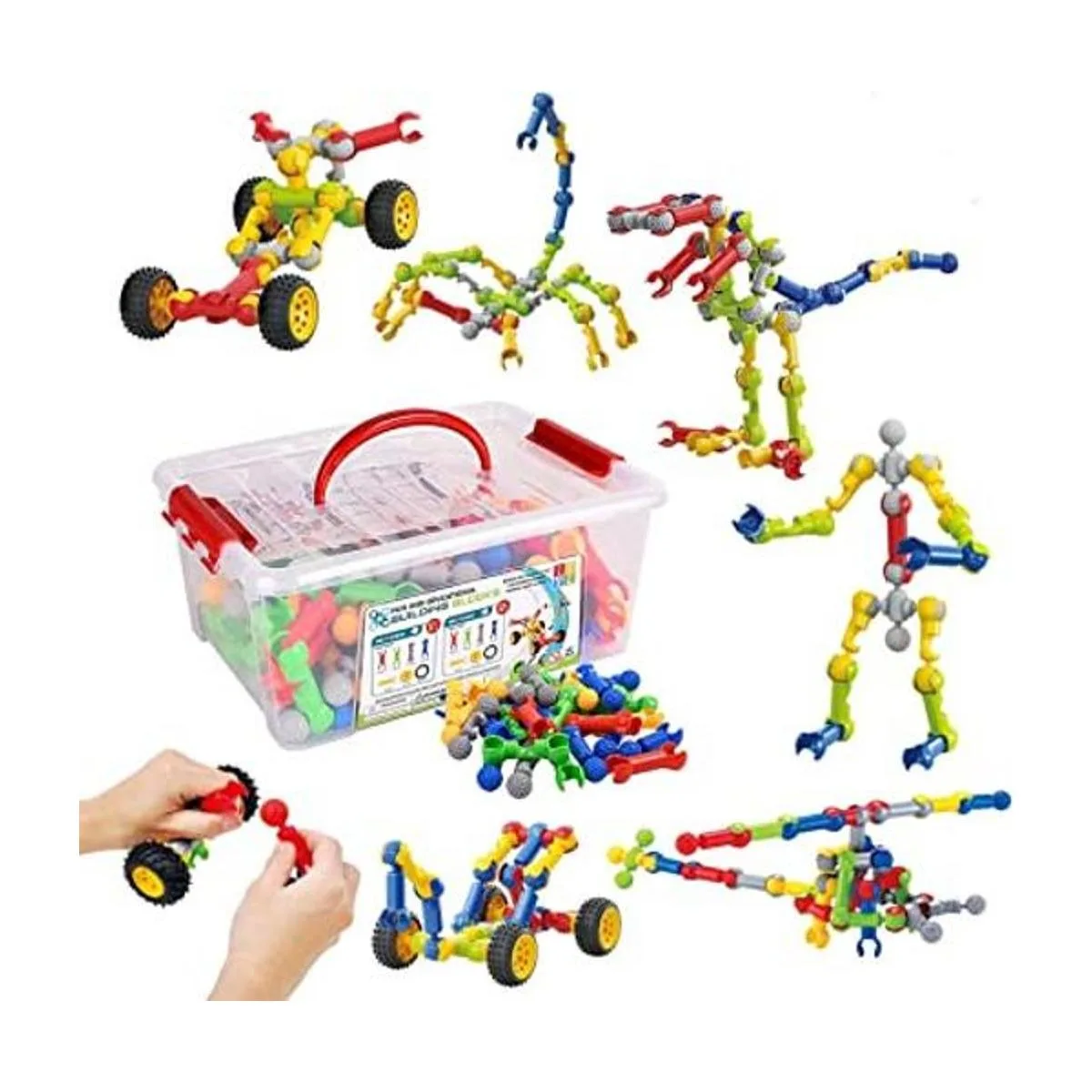 Huaker Juguetes STEM de construcción para niños 125_1