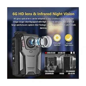 Aolbea Cámara de cuerpo de policía QHD de 1440P_5