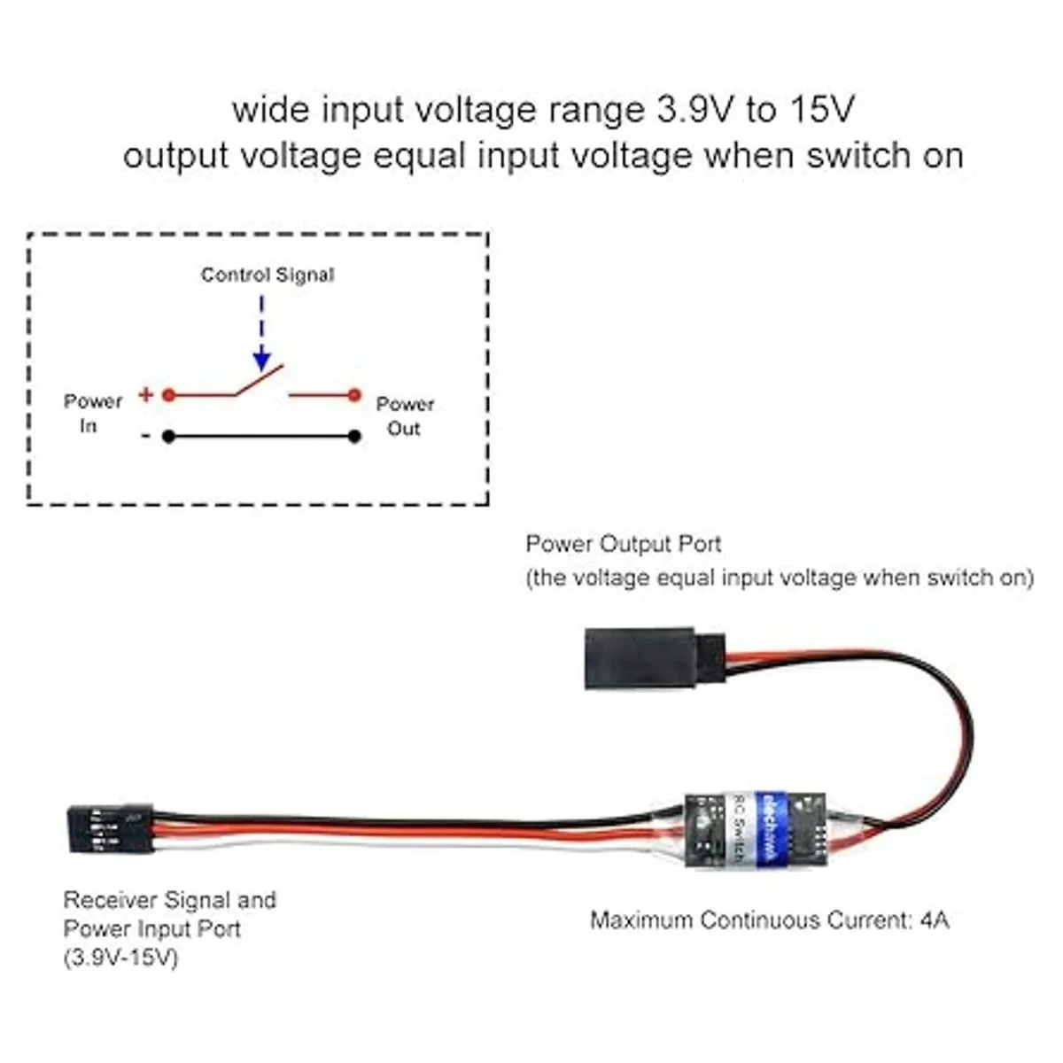 Relé de interruptor electrónico de encendido y apagado AUX_2