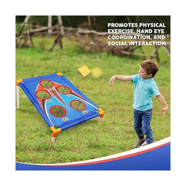 TOY Life Kids Cornhole Outdoor Games Bean Bag Toss Game_5