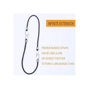 Paquete de 10 mini cuerdas elásticas con ganchos cuerdas_5