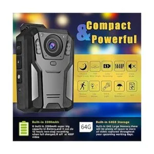 Aolbea Cámara de cuerpo de policía QHD de 1440P_3