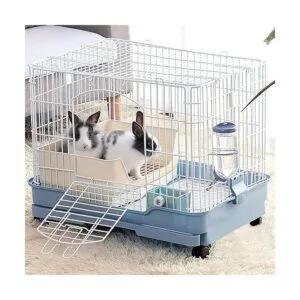 BWOGUE Caja de arena para conejos inodoro tamaño