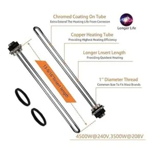 EWH02 Kit de afinación de calentador de agua eléctrico