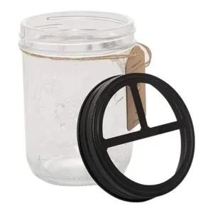 Plomkeest Tarro Mason de 16 onzas soporte para cepillo de_3