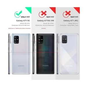 Jelanry Funda protectora resistente para Samsung A71 5G_2