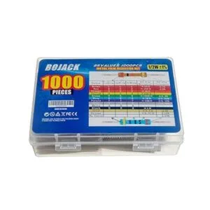 BOJACK Kit de resistencia de 1000 piezas de 25 valores 1_3