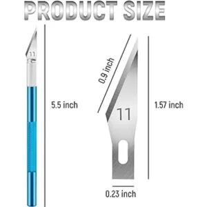 Jetmore Paquete de 10 cuchillos exactos juego de_2