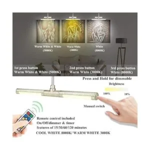 BIGMONAT Luces de imagen inalámbricas para pinturas_3