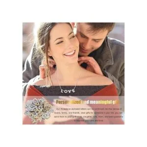 104 dijes de diamantes de imitación con letras del