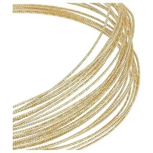 BENECREAT Calibre 18 33 pies grabado de alambre dorado
