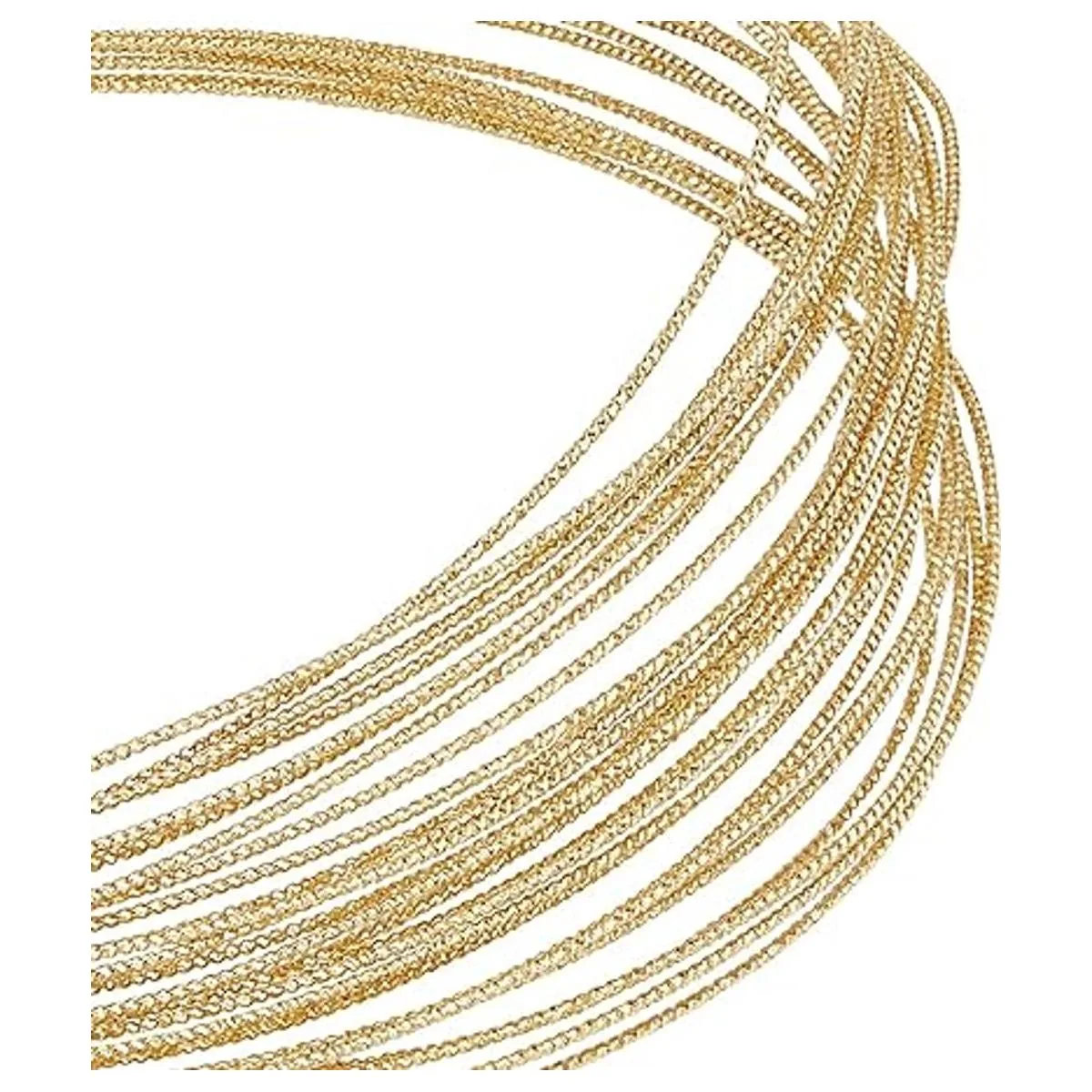 BENECREAT Calibre 18 33 pies grabado de alambre dorado