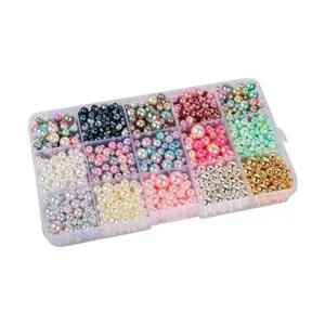 Perlas 1140 unidslote mezcla arco iris gradiente color