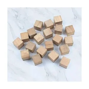 AUEAR Paquete de 20 bloques de construcción de madera