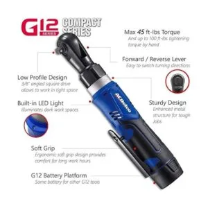 ACDelco ARW1209K14 G12 Series 12V Liion inalámbrico 38_2